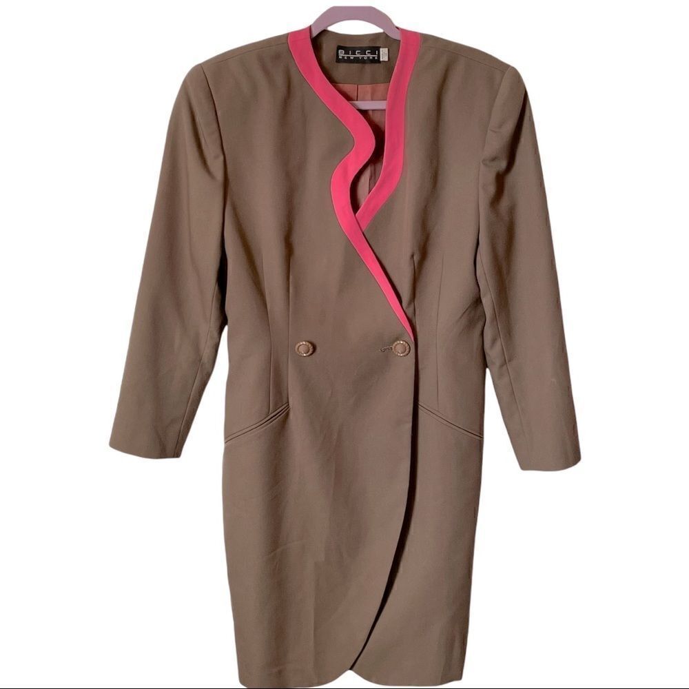 BICCI New York Vintage Blazer Coat Dress Size 14 *Host Picked*